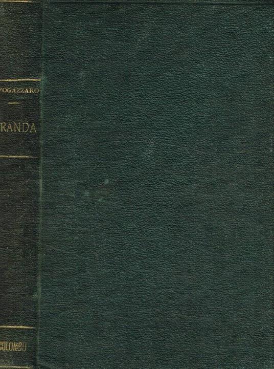 Miranda - Antonio Fogazzaro - copertina