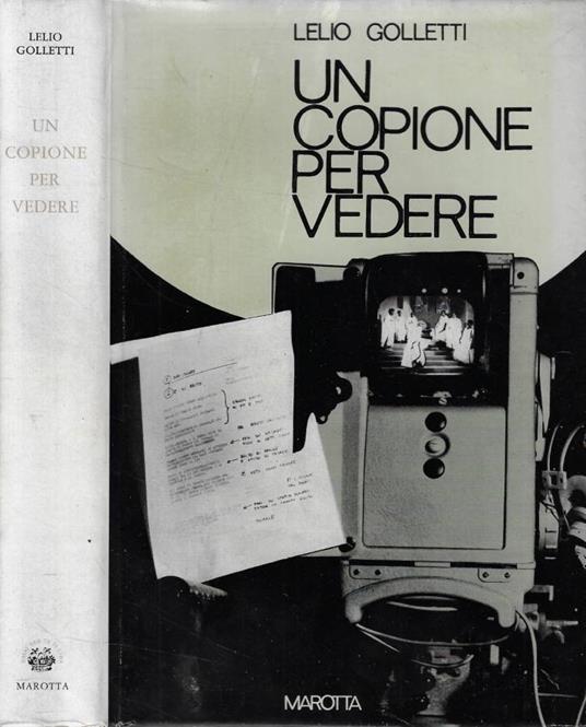 Un copione per vedere - Lelio Golletti - copertina
