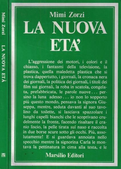 La nuova età - Mimi Zorzi - copertina