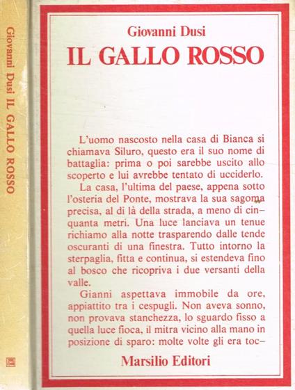 Il gallo rosso - Giovanni Dusi - copertina
