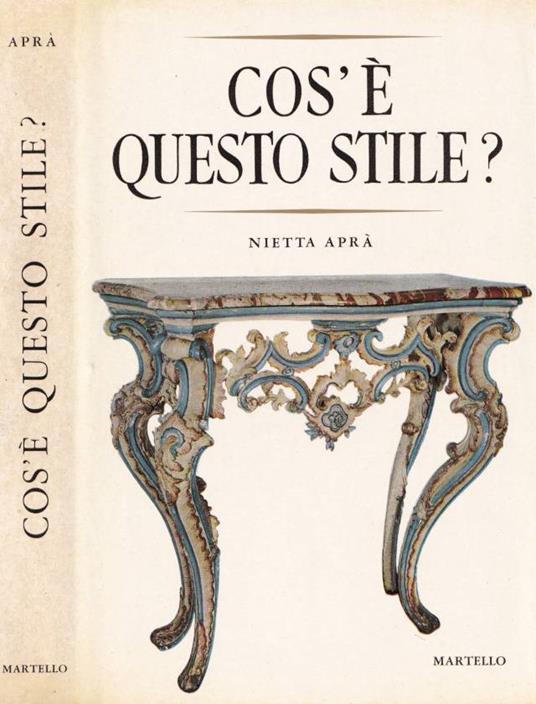 Cos'è questo stile? - copertina
