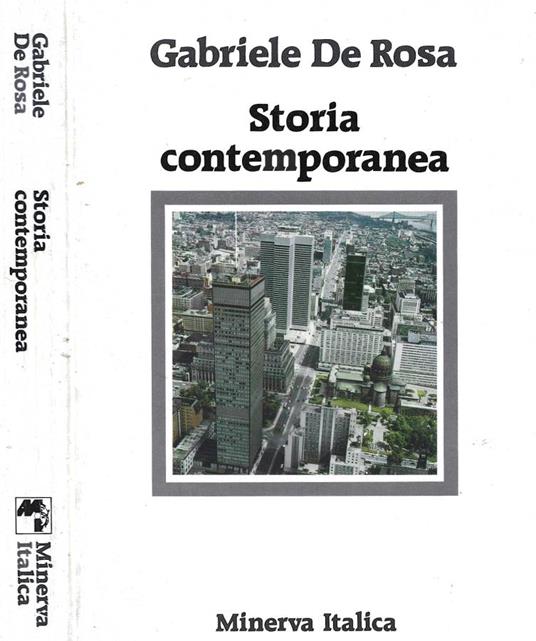 Storia contemporanea - Gabriele De Rosa - copertina