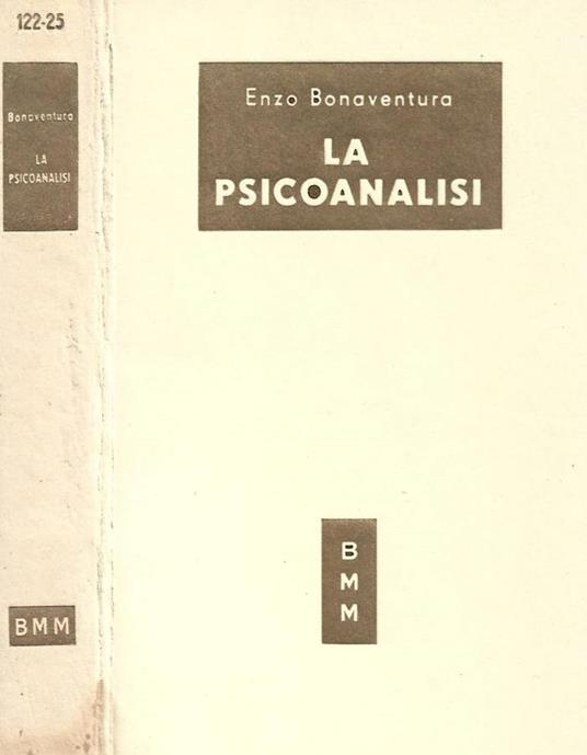 La psicoanalisi - Enzo Bonaventura - copertina