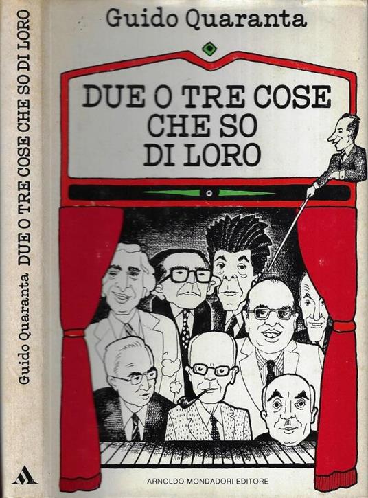 Due o tre cose che so di loro - Guido Quaranta - copertina