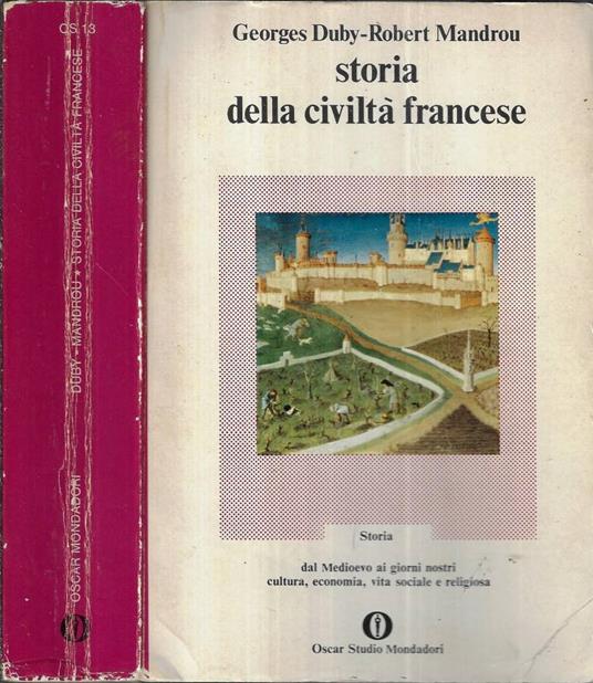 Storia della civiltà francese - copertina