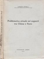 Problematica attuale nei rapporti tra Chiesa e Stato