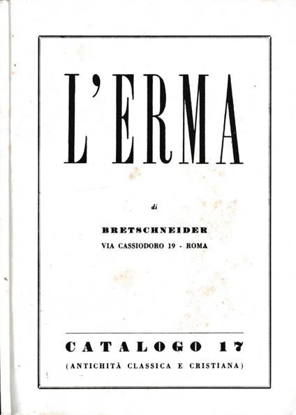 L' Erma di Bretschneider - copertina