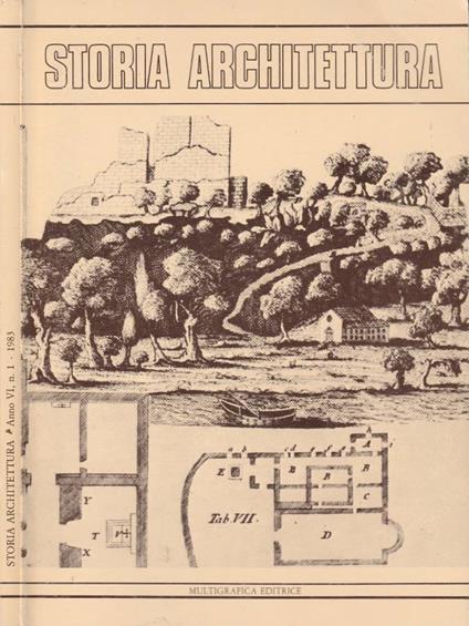 Storia architettura anno VI, numero 1, 1983 - copertina
