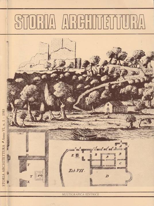 Storia architettura anno VI, numero 1, 1983 - copertina