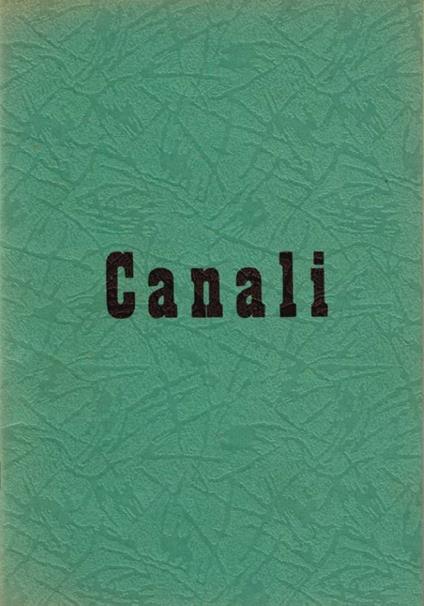 Canali - copertina
