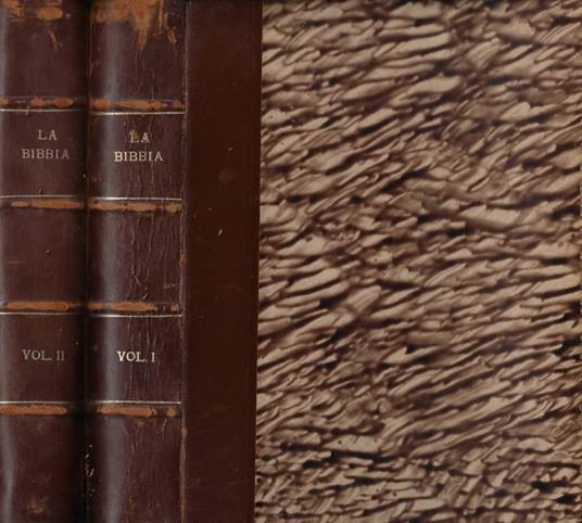 La Bibbia. Vol. I, Vol. II - copertina