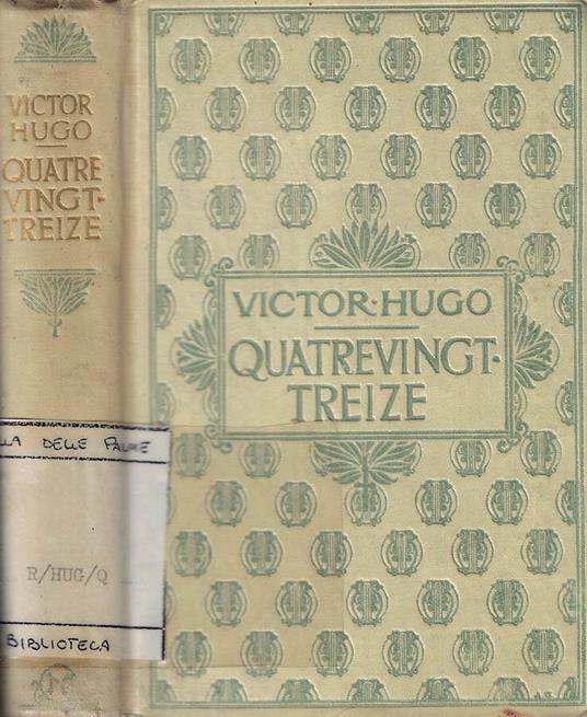 Quatrevingt-treize - Victor Hugo - copertina