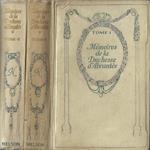 Mémoires de la Duchesse d' Abrantès Vol. I - II
