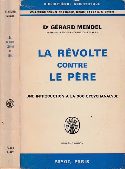 La revolte contre le pere - copertina