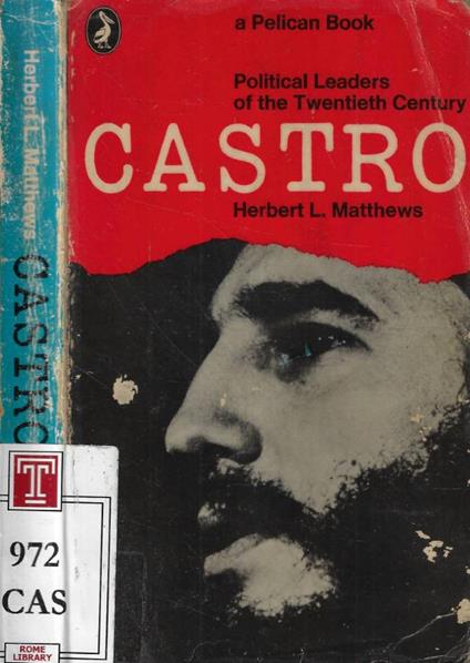 Castro - Herbert L. Matthews - copertina