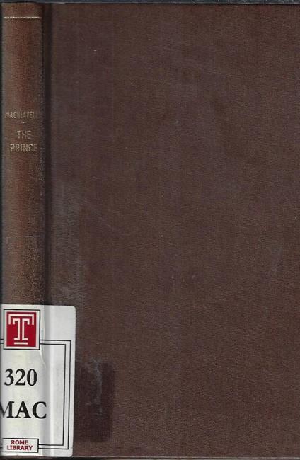 The Prince - Machiavelli - copertina