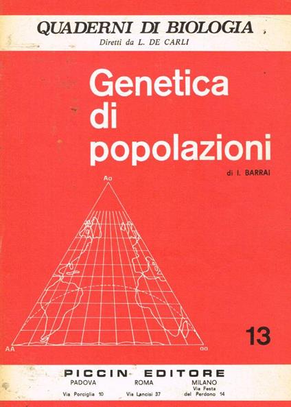 Genetica di popolazioni - copertina