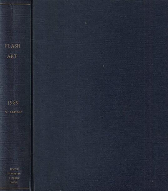 Flash Art n. 144-149 Anno 1989 - copertina
