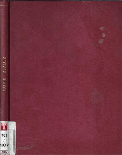 Movie reader - Ian Cameron - copertina