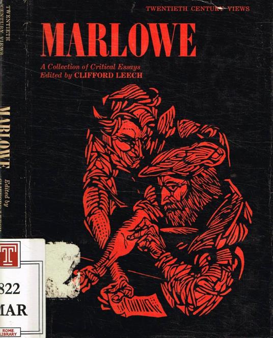 Marlowe. A collection of critical essays - copertina