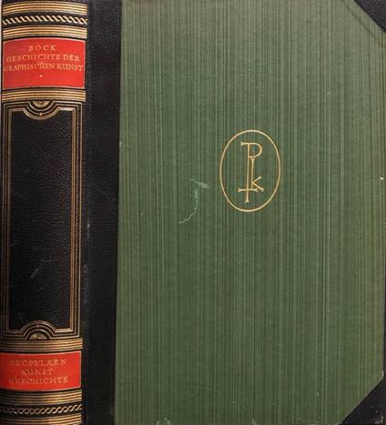 Geschichte der graphischen kunst - copertina