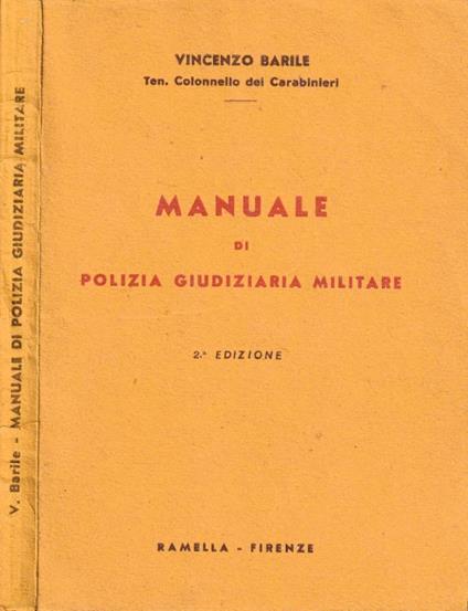 Manuale di polizia giudiziaria militare - copertina
