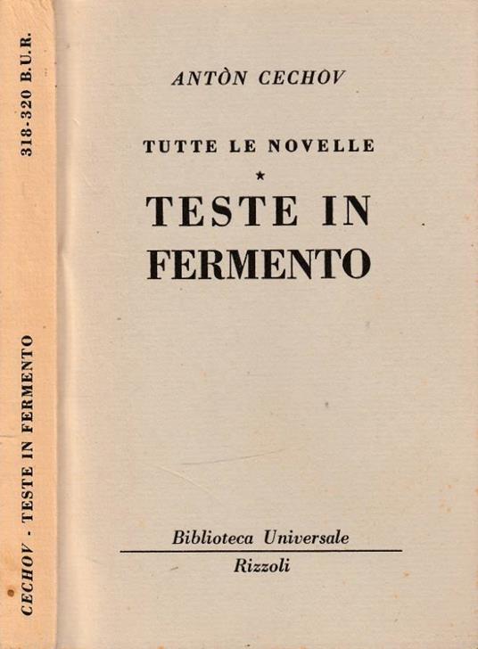 Tutte le novelle - Anton Cechov - copertina