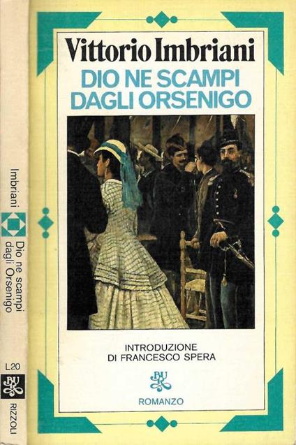 Dio ne scampi dagli Orsenigo - Vittorio Imbriani - copertina