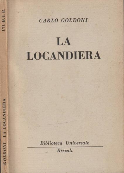 La locandiera - Carlo Goldoni - copertina