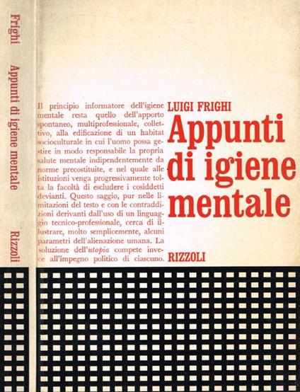 Appunti di igiene mentale - copertina