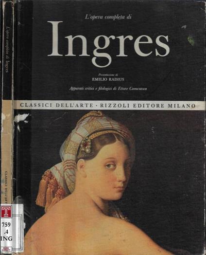 L' opera completa di Ingres - copertina