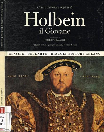 L' opera storica completa di Holbein il Giovane - copertina