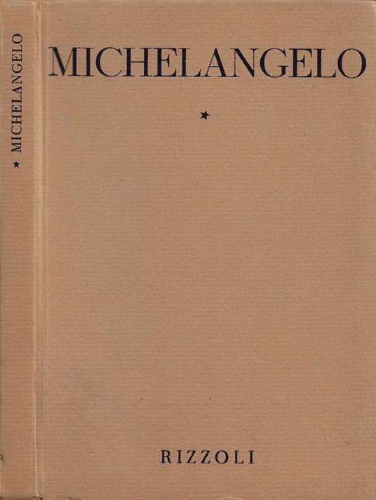 Tutta la pittura di Michelangelo - copertina