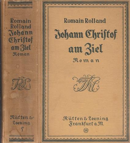 Johann Christof am ziel - Romain Rolland - copertina