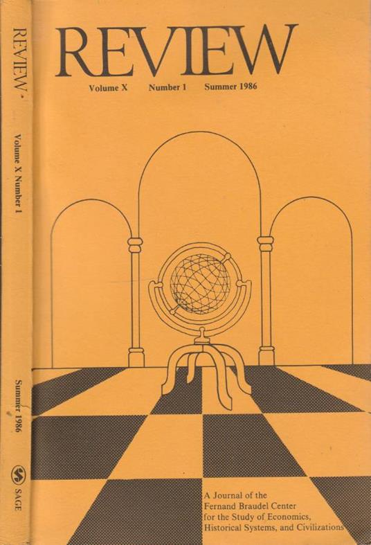 Review vol X, n 1 estate 1986 - copertina