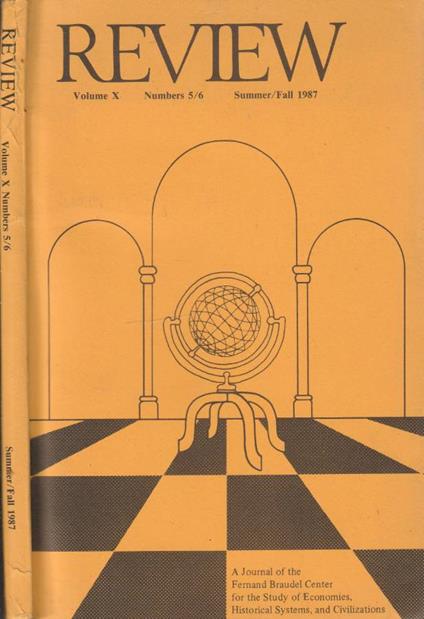 Review vol X, n 5/6 estate/autunno 1987 - copertina
