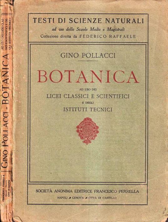 Botanica - Gino Pollacci - copertina