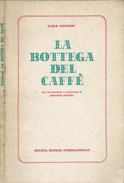 La bottega del caffè - Carlo Goldoni - copertina