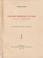 I Bulgari trasmigrati in Italia