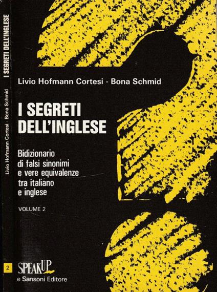 I segreti dell'inglese vol 2 - copertina