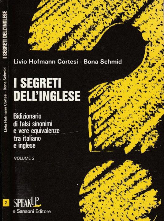 I segreti dell'inglese vol 2 - copertina