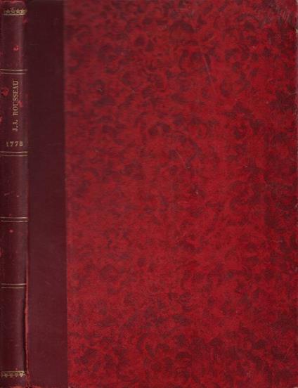 Gian-Giacomo Rousseau - Gustavo Guazzaloca - copertina