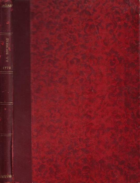 Gian-Giacomo Rousseau - Gustavo Guazzaloca - copertina