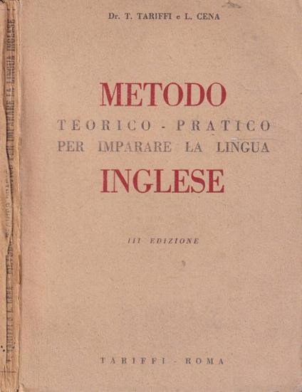 Metodo teorico - pratico per imparare la lingua inglese - copertina