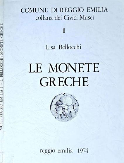 Le monete greche - Lisa Bellocchi - copertina