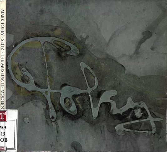 Mark Tobey - William C. Seitz - copertina