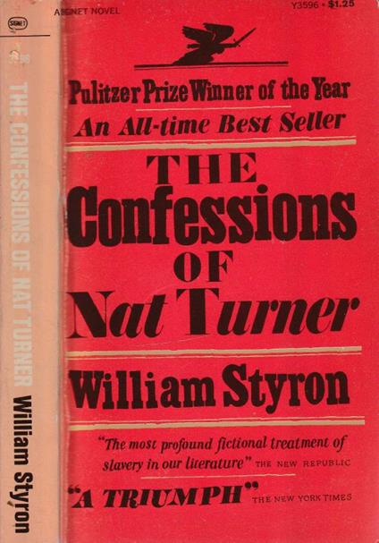 The confessions of Nat Turner - William Styron - copertina