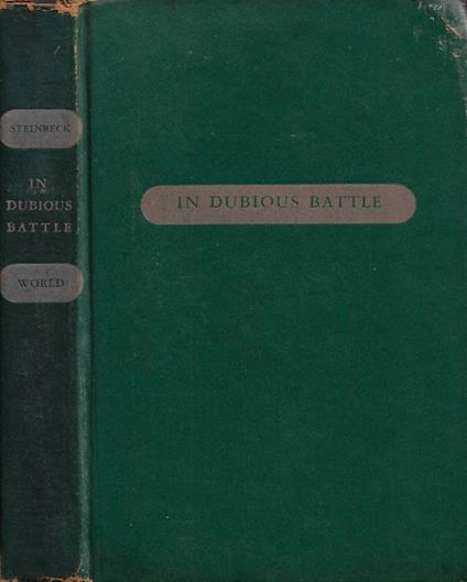 In Dubious Battle - John Steinbeck - copertina