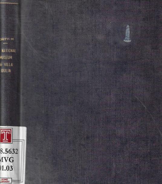 The National Museum of Villa Giulia - Mario Moretti - copertina