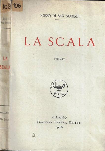 La scala - Piermaria Rosso di San Secondo - copertina